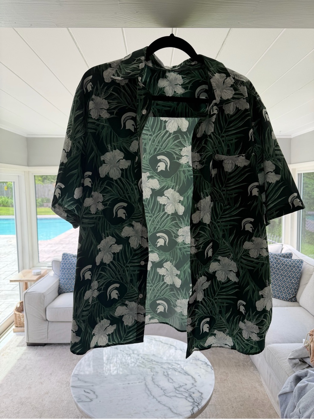 Michigan State University Hawaiian shirt